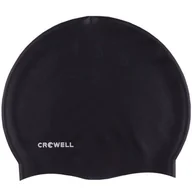 Pływanie - Czepek pływacki silikonowy dla dorosłych Crowell Mono Breeze czarny - miniaturka - grafika 1