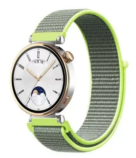 opaska pasek bransoleta NYLON Garmin GARMIN VENU 2S / VENU 3S / Vivoactive 4S / Huawei Watch GT 4 41mm 18mm żółty - Akcesoria do smartwatchy - miniaturka - grafika 1