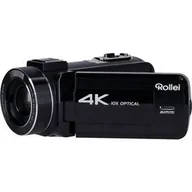 Kamery cyfrowe - Kamera wideo Rollei Movieline UHD 10x Czarna - miniaturka - grafika 1