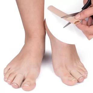 Osłonka na palce stopy opaska żelowa miękka rurka - Wkładki korygujące - miniaturka - grafika 1
