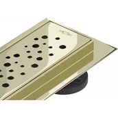 Odpływy liniowe - Mexen Flat M12 odpływ liniowy 60 cm, złoty - 1521060-15 - miniaturka - grafika 1