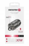 Ładowarki samochodowe - Ładowarka samochodowa USB USB-C 30W do gniazda zapalniczki SWISSTEN - miniaturka - grafika 1