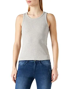 JACK & JONES Damska koszulka Jjxx Jxflora Sl Rib Tank Top Noos, jasnoszary melanżowy, XS - Koszulki i topy damskie - miniaturka - grafika 1