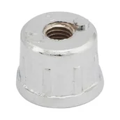 Inne mocowania - Wkładka z gwintem M-10 metalowa Ø25 chrom - miniaturka - grafika 1