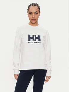 Helly Hansen Bluza Logo 2.0 34462 Biały Regular Fit - Bluzy damskie - miniaturka - grafika 1