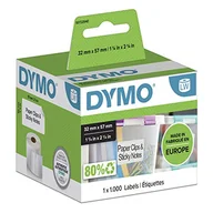 Etykiety do drukarek - DYMO Uniwersalne etykiety do etykiet | 57 mm x 32 mm | rolka z 1000 łatwo odklejaną taśmą do etykiet | samoprzylepne | do etykiet LabelWriter | autentyczny produkt - miniaturka - grafika 1