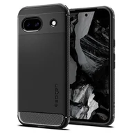 Etui i futerały do telefonów - Etui SPIGEN Rugged Armor do Google Pixel 8A Czarny - miniaturka - grafika 1