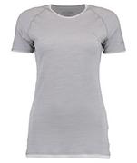 Koszulki i topy damskie - Schoffel damska koszulka z merynosów Sport Shirt 1/2 rękaw szary Opal Gray S 11340 - miniaturka - grafika 1