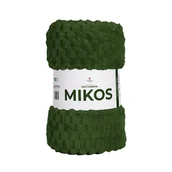 Koce - MIKOS koc dekoracyjny, 160x200cm, kolor 010 ciemny zielony MIKOS0/KOD/010/160200/1 - miniaturka - grafika 1