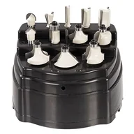 Frezy - GRAPHITE Frez widiowy, trzpień 8 mm, zestaw 12 sztuk - miniaturka - grafika 1