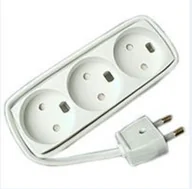 Listwy zasilające - MicroConnect 3-way power stripno earth, - miniaturka - grafika 1