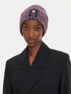 Tommy Hilfiger Czapka Corp Love AM0AM12808 Kolorowy - Czapki damskie - miniaturka - grafika 1