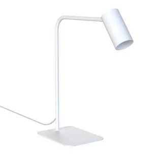 Nowodvorski Lampa stojąca biurkowa MONO wys. 40cm 10W GU10 biały - Lampy stojące - miniaturka - grafika 1