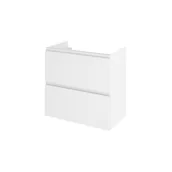 Szafki łazienkowe - Szafka pod umywalkę Remix Biały Mat 60 Sensea - miniaturka - grafika 1