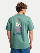 Koszulki męskie - Billabong T-Shirt Totem EBYZT00388 Zielony Regular Fit - miniaturka - grafika 1