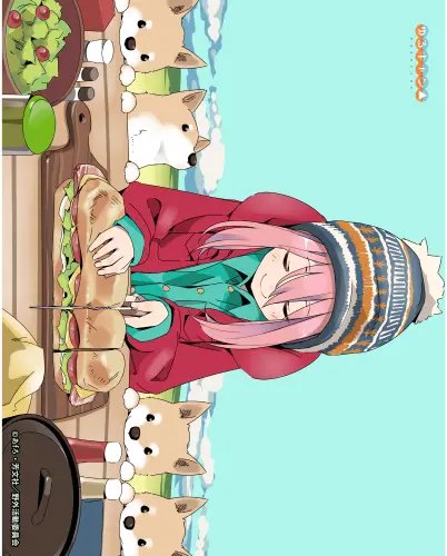 Plakat Anime Manga Yuru Camp yc_018 A2 (custom)