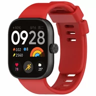 Akcesoria do smartwatchy - Pasek Bizon Strap Watch Silicone do Xiaomi Redmi Watch 4 / Xiaomi Band 8 Pro, czerwony - miniaturka - grafika 1