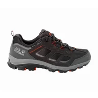 Buty trekkingowe męskie - Buty męskie na wędrówki Jack Wolfskin VOJO 3 TEXAPORE LOW M grey / orange - 40,5 - miniaturka - grafika 1