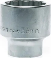 Klucze i nasadki - Teng Tools Nasadka 12-kątna z chwytem 1" 58 mm - miniaturka - grafika 1