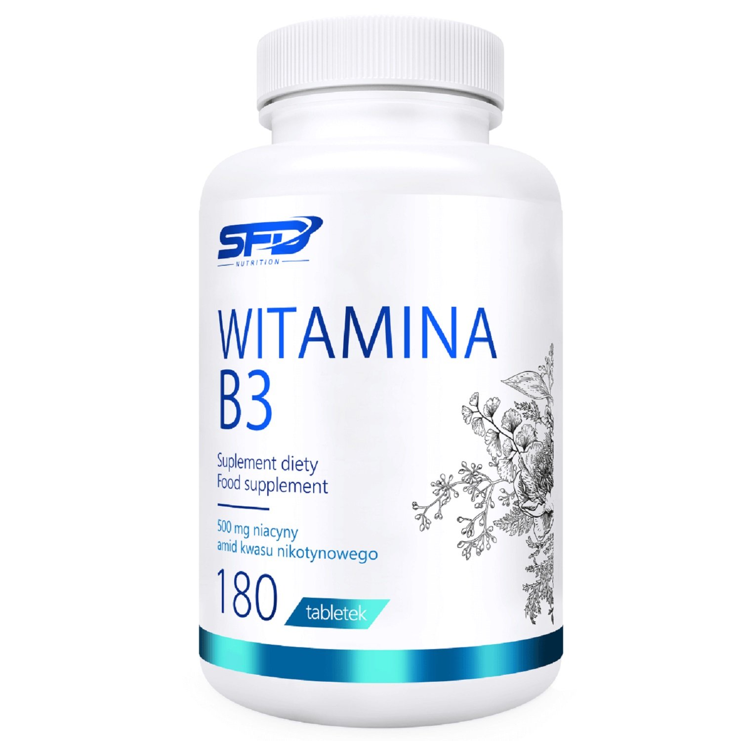 SFD witamina B3, 180 tabletek