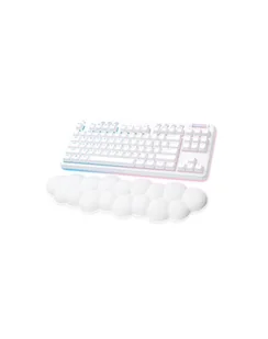 Logitech G715 WIRELESS GAMING KEYBOARD WHITE - PAN - NORDIC 920-010462 - Klawiatury - miniaturka - grafika 1