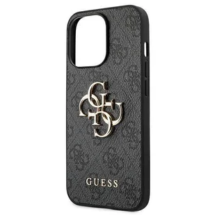 Guess Etui 4G Big Metal Logo do Apple iPhone 13 Pro Max Szary | GUHCP13X4GMGGR - Etui i futerały do telefonów - miniaturka - grafika 7