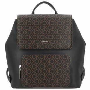 Calvin Klein CK Must Plecak miejski 28 cm brown mono - Plecaki - miniaturka - grafika 1