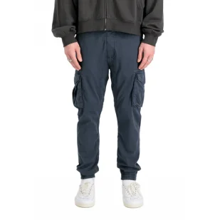 Spodnie Alpha Industries Cotton Twill Jogger 116202 697 - Granatowe RATY 0% | PayPo | GRATIS WYSYŁKA | ZWROT DO 100 DNI - Odzież taktyczna i umundurowanie - miniaturka - grafika 1