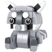 Klocki - Klocki Konstrukcyjne Szop Świat Zwierząt Figurka Animals Kreatywne 119 El - miniaturka - grafika 1