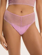 Majtki damskie - Majtki z wyższym stanem Cambria Bloovii różowy XL - miniaturka - grafika 1