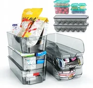 Pojemniki kuchenne - Zestaw organizerów pojemników do lodówki na żywność 13el - miniaturka - grafika 1