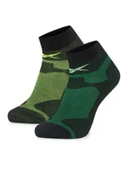 Skarpetki damskie - Reebok Zestaw 2 par niskich skarpet unisex R0403-SS24 (2-pack) Czarny - miniaturka - grafika 1