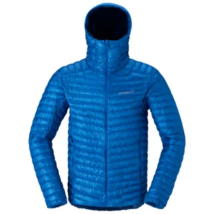 Męska kurtka puchowa Norrona trollveggen down800 super light Hood Rozmiar: M / Kolor: niebieski - Kurtki męskie - miniaturka - grafika 1
