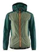 Kurtki i kamizelki sportowe damskie - Craft Kurtka kolarska "ADV Offroad Wind" w kolorze khaki - miniaturka - grafika 1