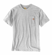 Koszulki męskie - Koszulka Carhartt Workwear Pocket S/S Grey - miniaturka - grafika 1