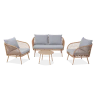 Meble ogrodowe - Komplet wypoczynkowy FORTE CAFFE Nature - Focus Garden - miniaturka - grafika 1