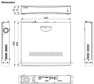 Rejestrator 16-kanałowy Hikvision  DS-7716NXI-K4 AcuSense 4xSATA Alarm - Rejestratory do monitoringu - miniaturka - grafika 4