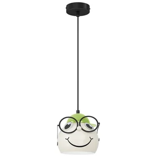 Lampa wisząca Bambini kremowo-czarna-zielona 1xE27x15W dziecięca wym: 110 x 16,5 x 16,5 cm metal Luminex - Lampy sufitowe Lampa wisząca Bambini kremowo-czarna-zielona 1xE27x15W dziecięca wym: 110 x 16,5 x 16,5 cm metal Luminex - Lampy sufitowe - miniaturka - grafika 1