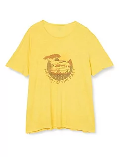 Koszulki męskie - Camel Active T-Shirt Męski z Rękawami do Łokci - grafika 1