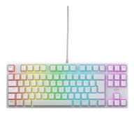Klawiatury - CHERRY K4V2 TKL klawiatura Gaming USB QWERTZ Niemiecki Biały CX-K4V2-RGB-TKL-WH-R-GER - miniaturka - grafika 1