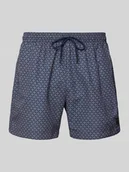 Kąpielówki męskie - Spodenki kąpielowe ze wzorem na całej powierzchni model ‘VIBE’ - miniaturka - grafika 1