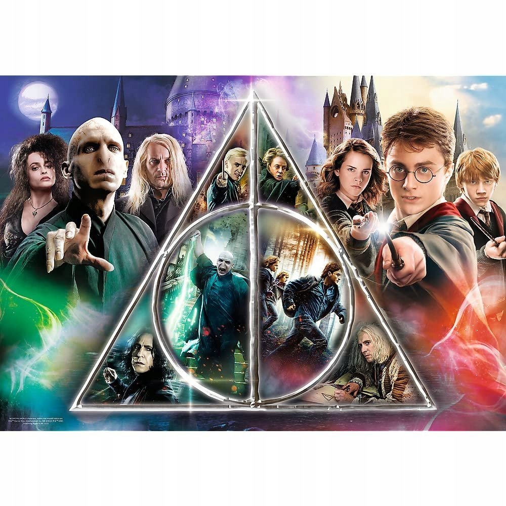 HARRY POTTER Puzzle 1000 Elementów dla Fanów Magii i Przygód