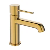 Baterie umywalkowe - Bateria umywalkowa Laveo Pola złoty szczotkowany BAP_G22B - miniaturka - grafika 1