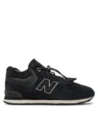 Buty dla chłopców - New Balance Sneakersy PV574HGX Czarny - miniaturka - grafika 1