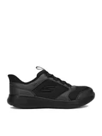 Buty dla chłopców - Skechers Sneakersy GO RUN 400 V2 TETRA SPEED 303855L BBK Czarny - miniaturka - grafika 1
