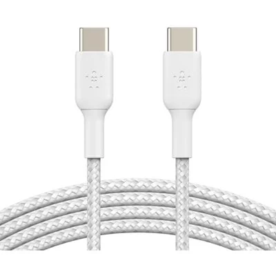 Belkin Kabel Boost Charge Braided USB-C do USB-C 1m, biały 745883788286