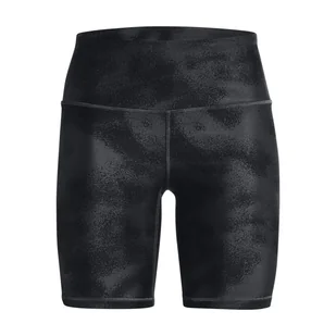 Damskie Spodenki UNDER ARMOUR ARMOUR AOP BIKE SHORT 1372143-002 – Czarny - Spodenki damskie - miniaturka - grafika 1