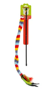 FARM COMPANY Wędka dla kota z gąsienicą 46 cm - Zabawki dla kotów - miniaturka - grafika 1