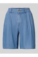 Spodnie sportowe damskie - Szorty jeansowe o kroju relaxed fit z mieszanki bawełny i lyocellu model BEA - Only - miniaturka - grafika 1