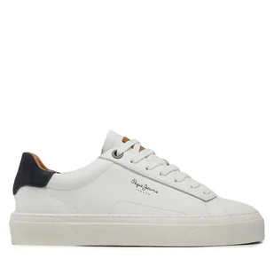 Sneakersy Pepe Jeans Yogi Original 23 PMS30930 Biały - Sneakersy męskie - miniaturka - grafika 1